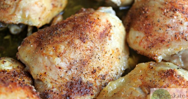 The Easiest and Only Chicken I Have to Make - from CheapskateCook.com