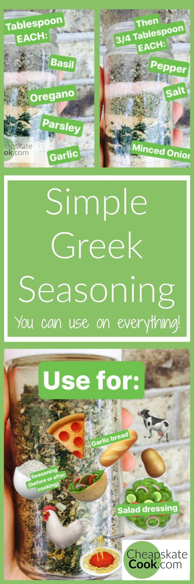 Greek Seasoning Blend (DIY!) - The Perks of Being Us