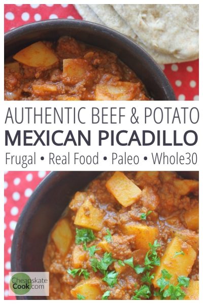 Picadillo Mexican Beef And Potato Stew • Cheapskate Cook 8998