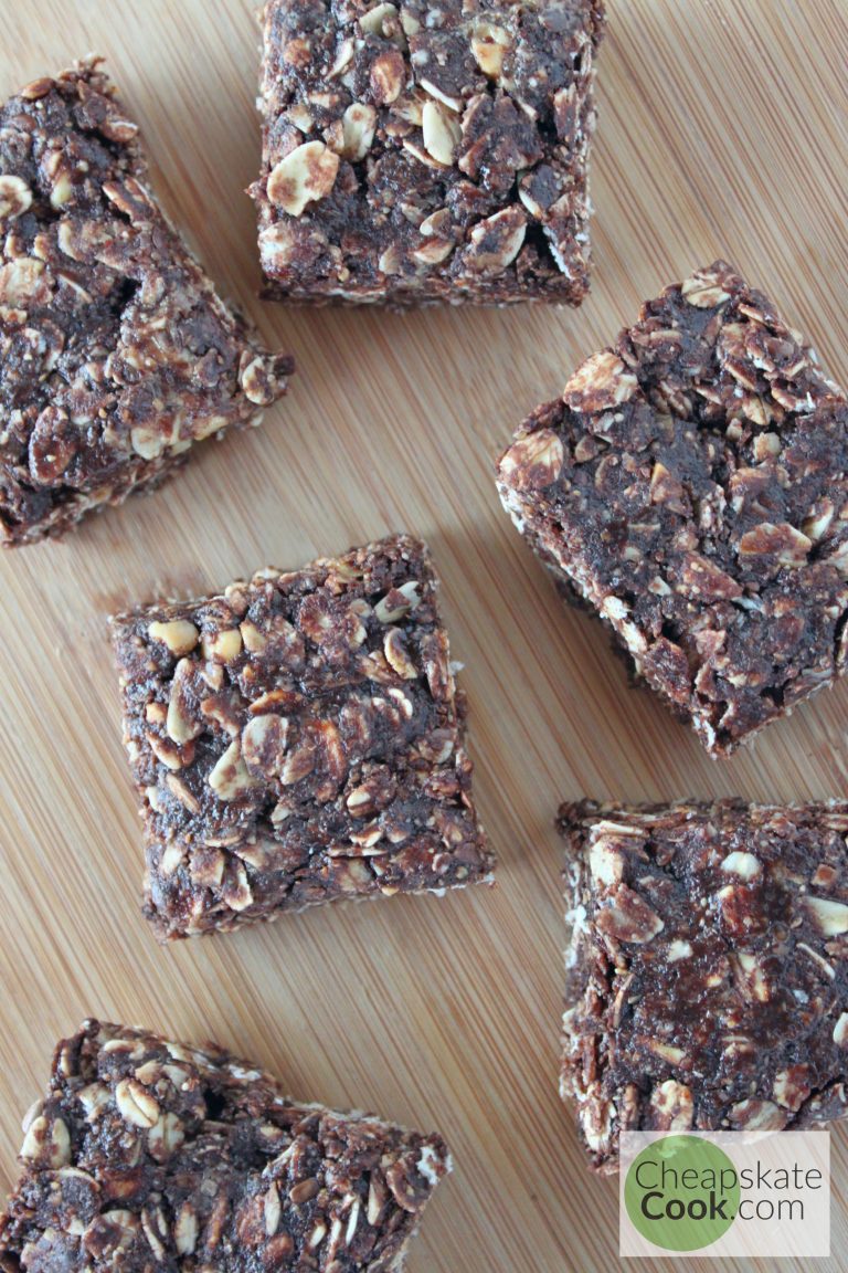 Budget-Friendly No-Bake Energy Bars • Cheapskate Cook