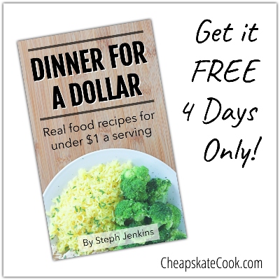 Dinner for a Dollar is Here! • Cheapskate Cook