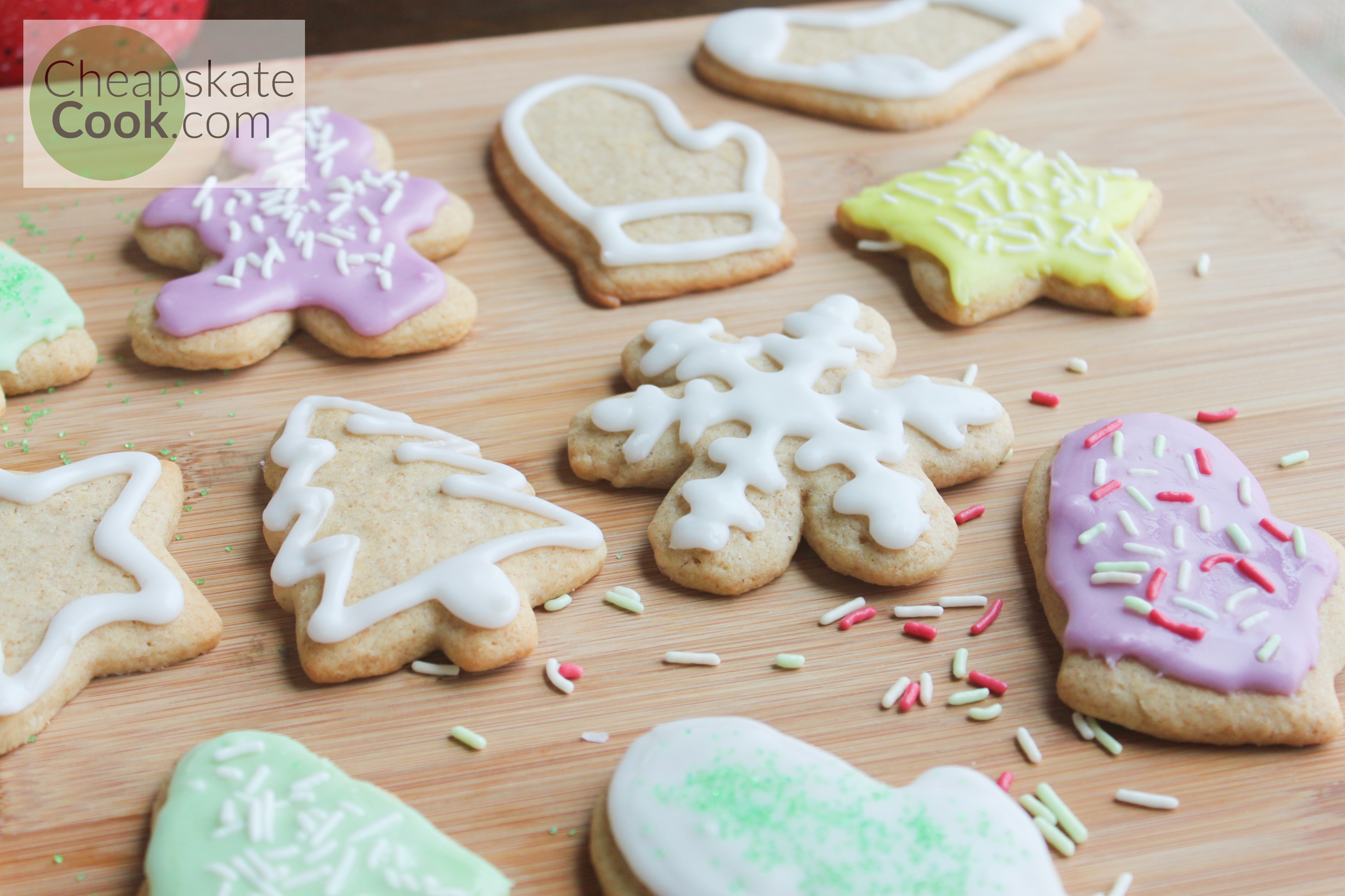 Dairy-Free Frosted Sugar Cookies