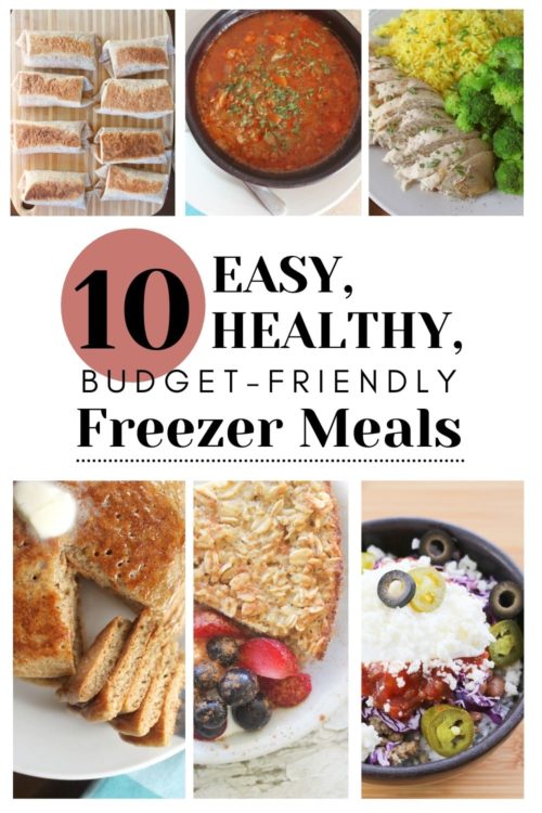 Low-cost freezer meal options